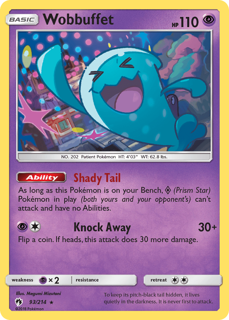 Wobbuffet (93/214) [Sun & Moon: Lost Thunder] Pokemon Single Pokémon  | Multizone: Comics And Games