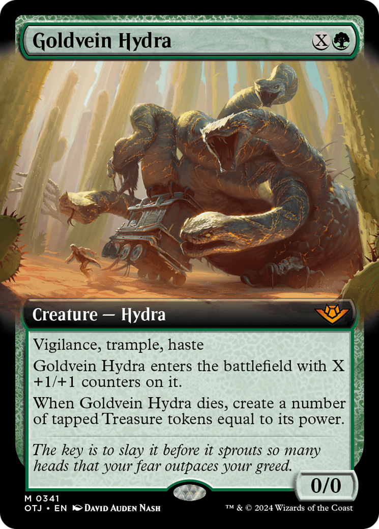 Goldvein Hydra (Extended Art) [Outlaws of Thunder Junction] | Multizone: Comics And Games