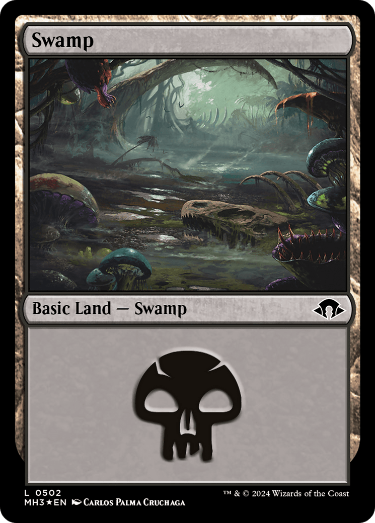 Swamp (0502) (Ripple Foil) [Modern Horizons 3] MTG Single Magic: The Gathering  | Multizone: Comics And Games