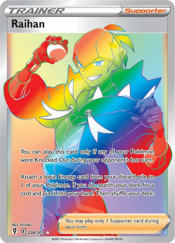 Raihan (224/203) [Sword & Shield: Evolving Skies] Pokemon Single Pokémon  | Multizone: Comics And Games