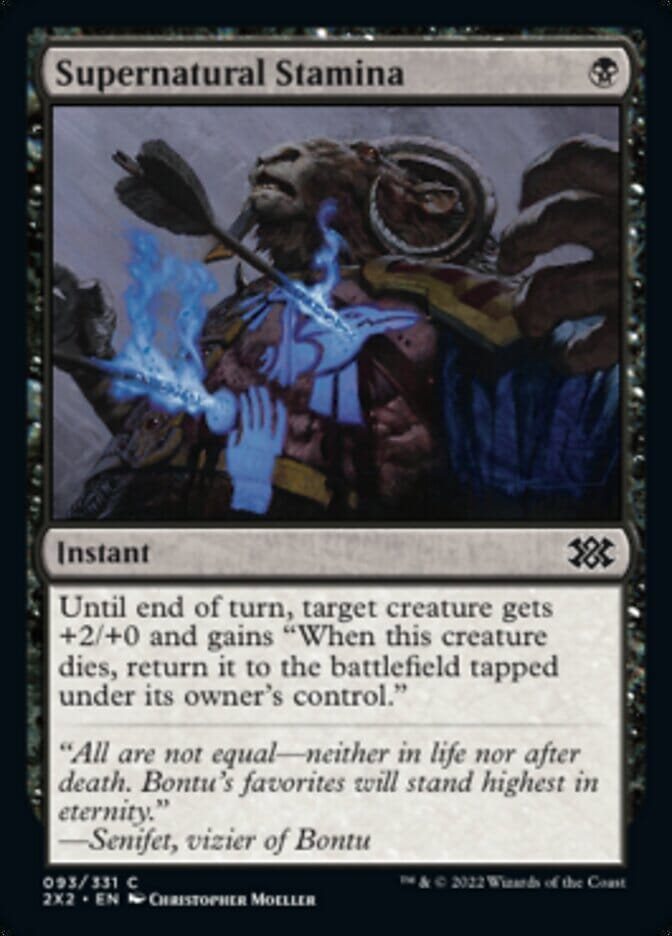 Supernatural Stamina [Double Masters 2022] MTG Single Magic: The Gathering  | Multizone: Comics And Games