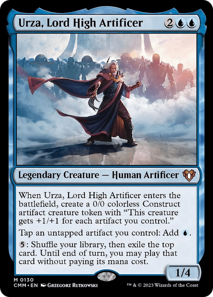 Urza, Lord High Artificer [Commander Masters] MTG Single Magic: The Gathering  | Multizone: Comics And Games