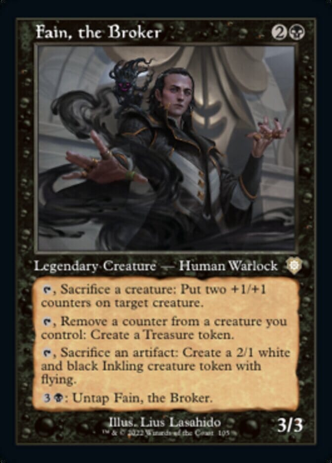 Fain, the Broker (Retro) [The Brothers' War Commander] MTG Single Magic: The Gathering  | Multizone: Comics And Games