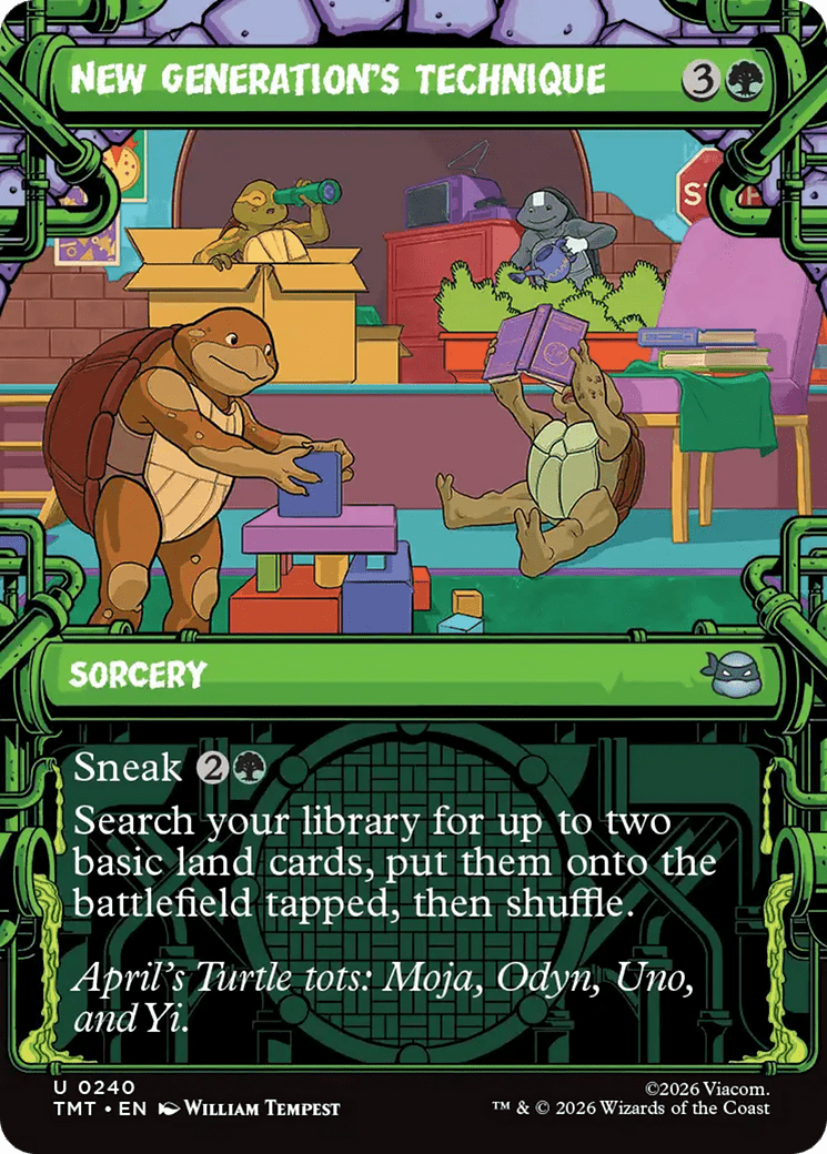 New Generation's Technique (Showcase) [Teenage Mutant Ninja Turtles] MTG Single Magic: The Gathering  | Multizone: Comics And Games