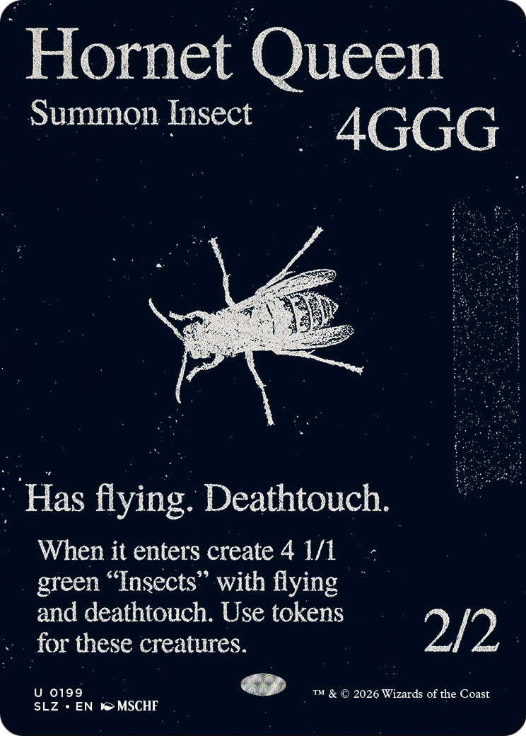 Hornet Queen (0199) [Secret Lair x MSCHF: The Zeta Set] MTG Single Magic: The Gathering  | Multizone: Comics And Games