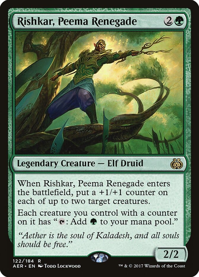 Rishkar, Peema Renegade [Aether Revolt] MTG Single Magic: The Gathering  | Multizone: Comics And Games