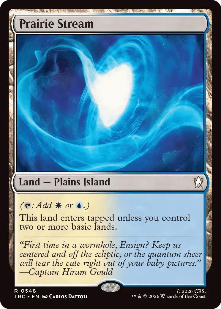 Prairie Stream (Surge Foil) [Star Trek Commander] MTG Single Magic: The Gathering  | Multizone: Comics And Games