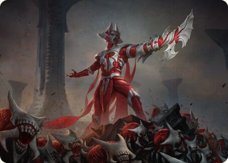 Mite Overseer Art Card [Phyrexia: All Will Be One Art Series] MTG Single Magic: The Gathering  | Multizone: Comics And Games