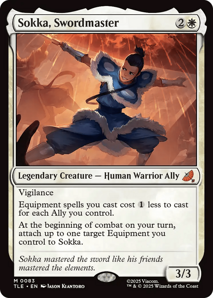 Sokka, Swordmaster [Avatar: The Last Airbender: Eternal-Legal] MTG Single Magic: The Gathering  | Multizone: Comics And Games