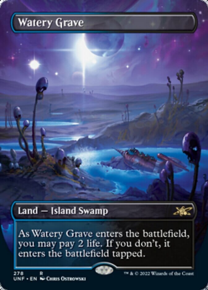 Watery Grave (Borderless) [Unfinity] MTG Single Magic: The Gathering  | Multizone: Comics And Games