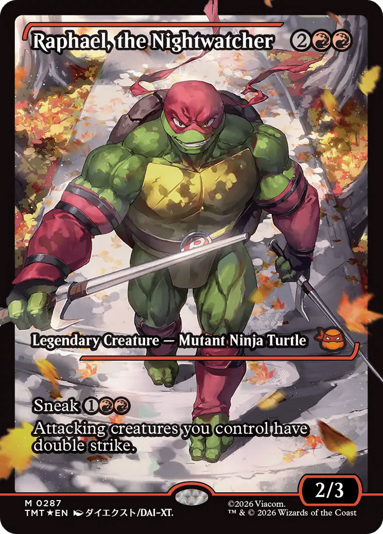 Raphael, the Nightwatcher (Showcase) [Teenage Mutant Ninja Turtles] MTG Single Magic: The Gathering  | Multizone: Comics And Games
