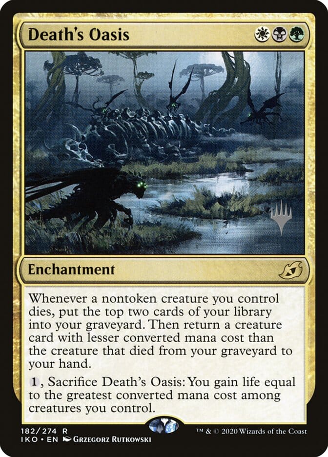 Death's Oasis (Promo Pack) [Ikoria: Lair of Behemoths Promos] MTG Single Magic: The Gathering  | Multizone: Comics And Games