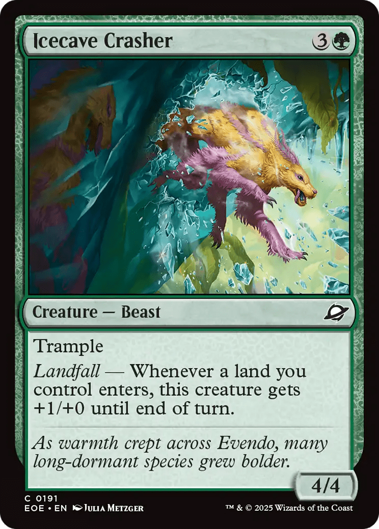 Icecave Crasher [Edge of Eternities] MTG Single Magic: The Gathering  | Multizone: Comics And Games