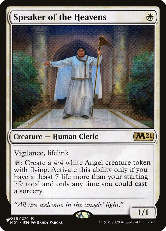 Speaker of the Heavens [The List] MTG Single Magic: The Gathering  | Multizone: Comics And Games