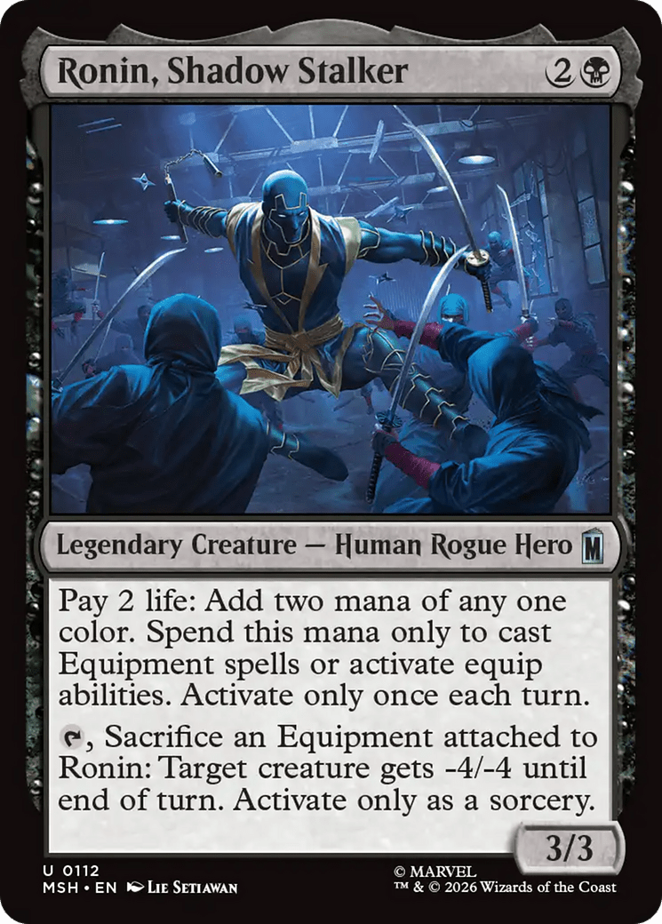 Ronin, Shadow Stalker [Marvel Super Heroes] MTG Single Magic: The Gathering  | Multizone: Comics And Games
