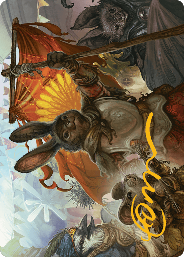 Valley Questcaller 2 Art Card (Gold-Stamped Signature) [Bloomburrow Art Series] MTG Single Magic: The Gathering  | Multizone: Comics And Games