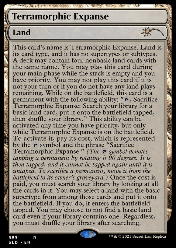 Terramorphic Expanse (Full Text) [Secret Lair Drop Promos] MTG Single Magic: The Gathering  | Multizone: Comics And Games