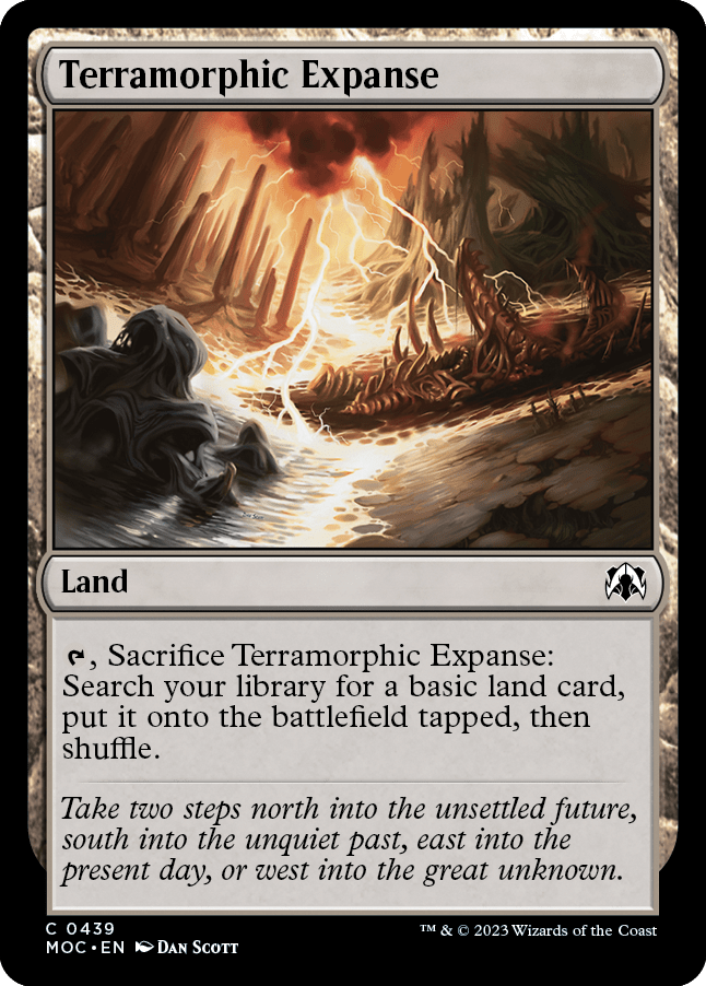 Terramorphic Expanse [March of the Machine Commander] MTG Single Magic: The Gathering  | Multizone: Comics And Games