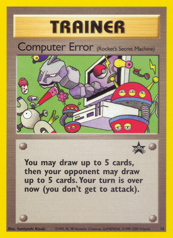 Computer Error (16) [Wizards of the Coast: Black Star Promos] Pokemon Single Pokémon  | Multizone: Comics And Games