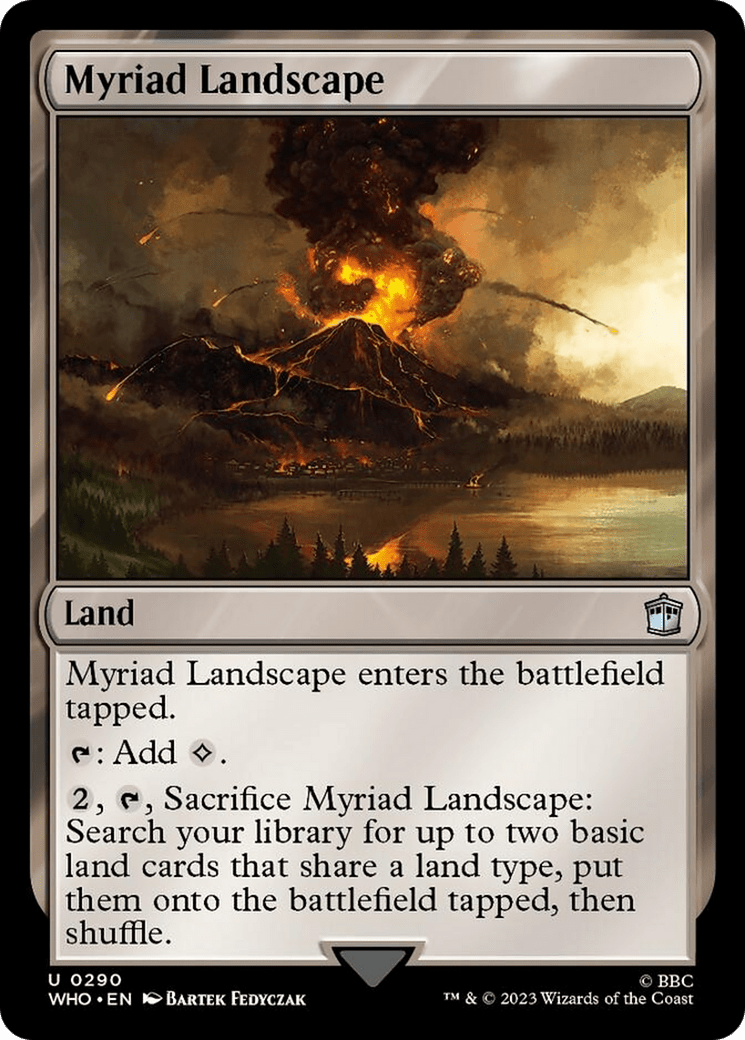 Myriad Landscape [Doctor Who] MTG Single Magic: The Gathering  | Multizone: Comics And Games