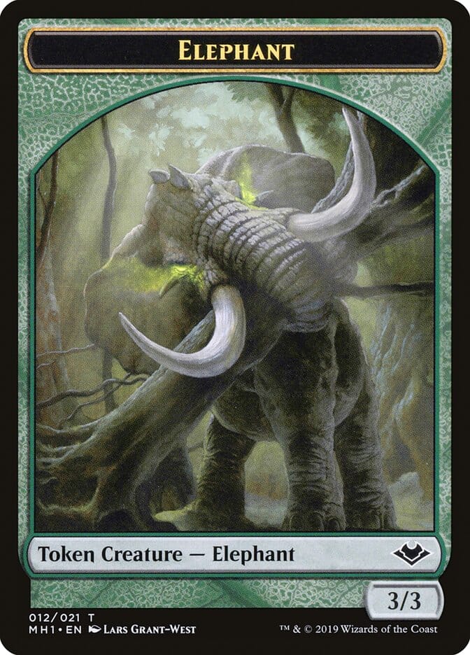 Goblin (010) // Elephant (012) Double-Sided Token [Modern Horizons Tokens] MTG Single Magic: The Gathering  | Multizone: Comics And Games