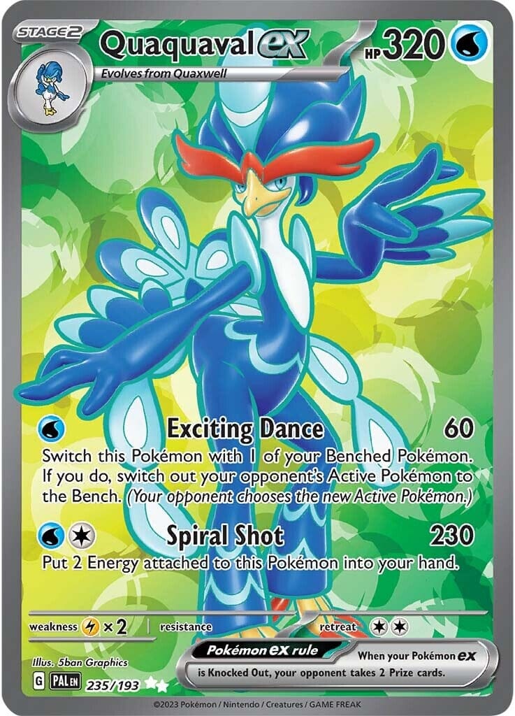 Quaquaval ex (235/193) [Scarlet & Violet: Paldea Evolved] Pokemon Single Pokémon  | Multizone: Comics And Games