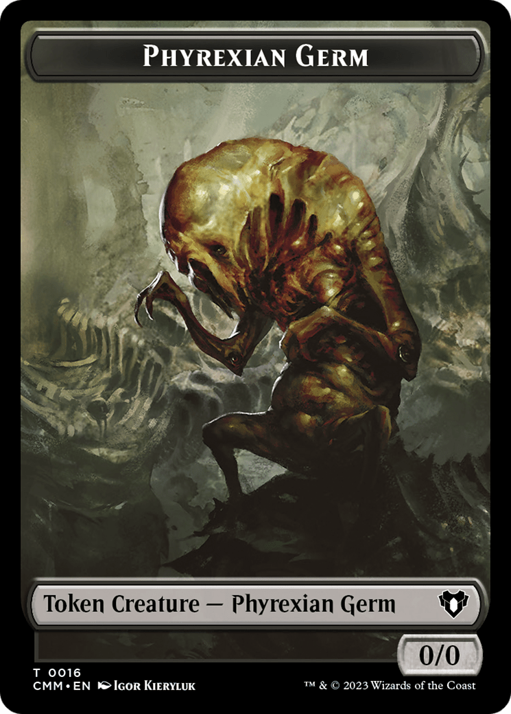 Phyrexian Germ Token [Commander Masters Tokens] MTG Single Magic: The Gathering  | Multizone: Comics And Games