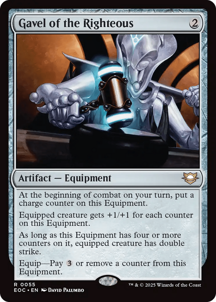 Gavel of the Righteous [Edge of Eternities Commander] MTG Single Magic: The Gathering  | Multizone: Comics And Games