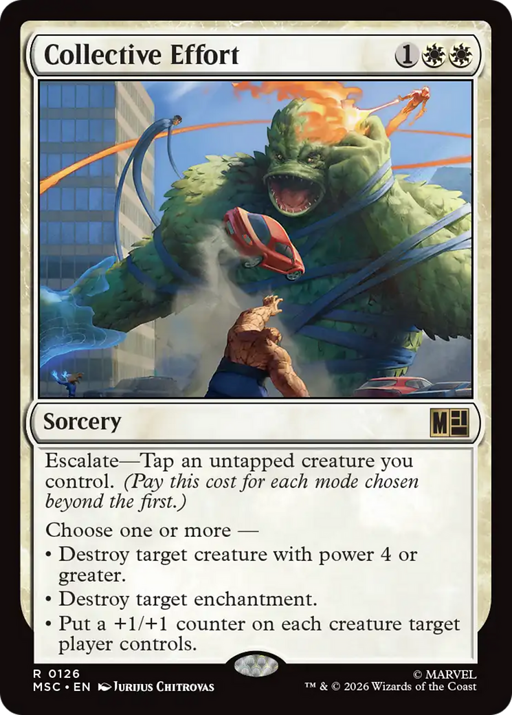 Collective Effort (Surge Foil) [Marvel Super Heroes Commander] | Multizone: Comics And Games