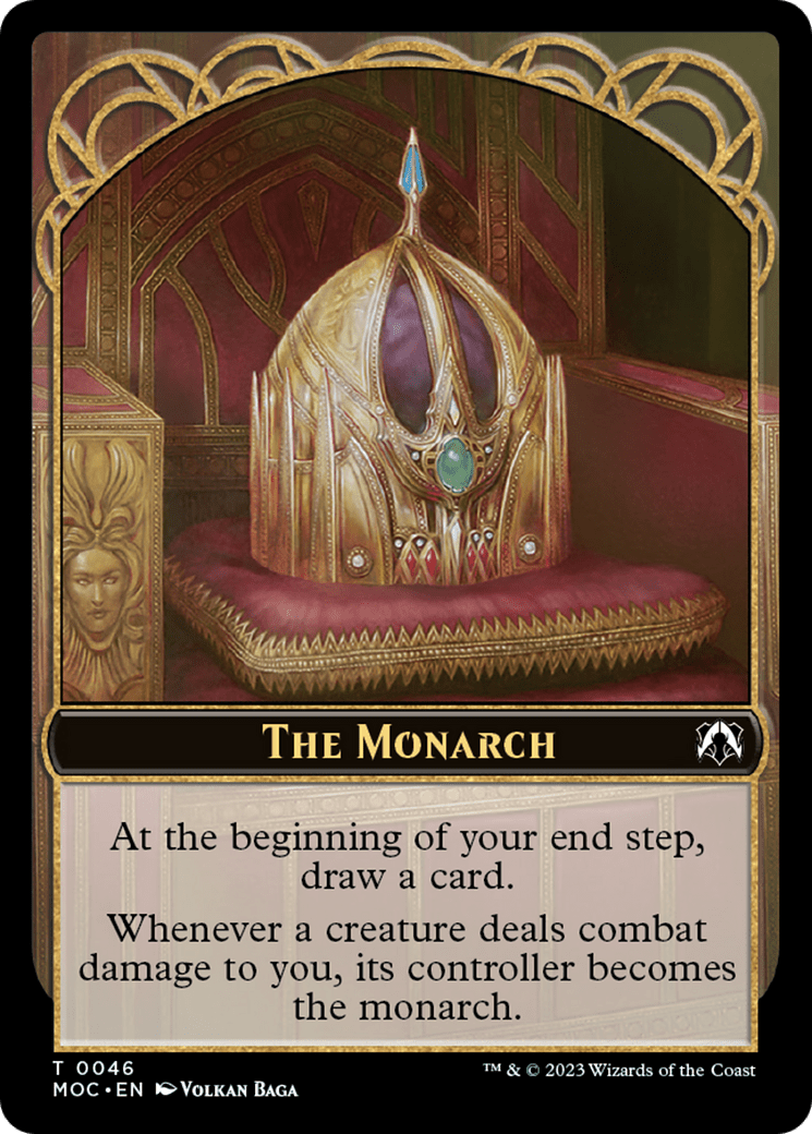 The Monarch // Shapeshifter Double-Sided Token [March of the Machine Commander Tokens] MTG Single Magic: The Gathering  | Multizone: Comics And Games