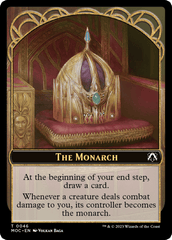 The Monarch // Shapeshifter Double-Sided Token [March of the Machine Commander Tokens] MTG Single Magic: The Gathering  | Multizone: Comics And Games