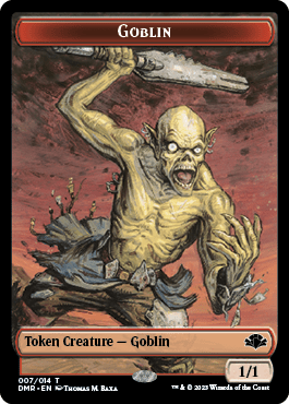 Goblin // Elemental Double-Sided Token [Dominaria Remastered Tokens] MTG Single Magic: The Gathering  | Multizone: Comics And Games