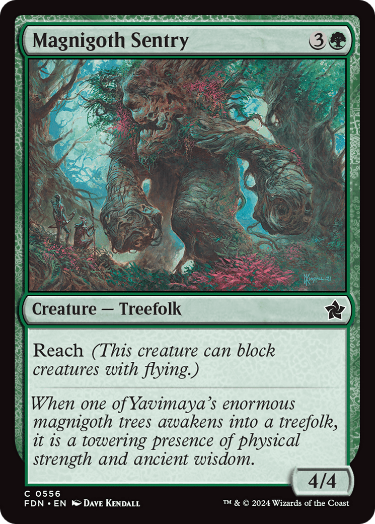 Magnigoth Sentry [Foundations] MTG Single Magic: The Gathering  | Multizone: Comics And Games