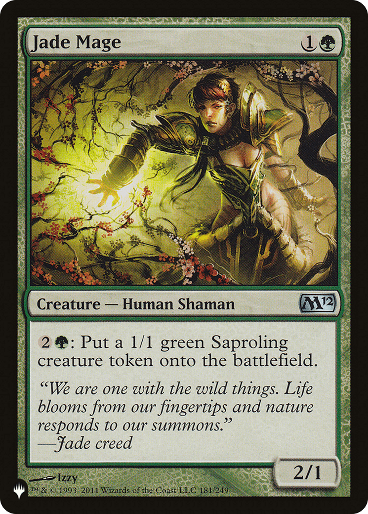 Jade Mage [The List] MTG Single Magic: The Gathering  | Multizone: Comics And Games