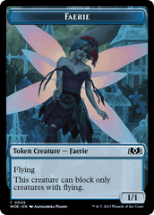Faerie // Food (0010) Double-Sided Token [Wilds of Eldraine Tokens] MTG Single Magic: The Gathering  | Multizone: Comics And Games
