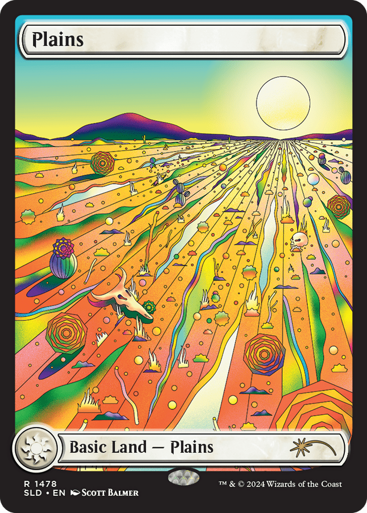 Plains (1478) [Secret Lair Drop Series] MTG Single Magic: The Gathering  | Multizone: Comics And Games