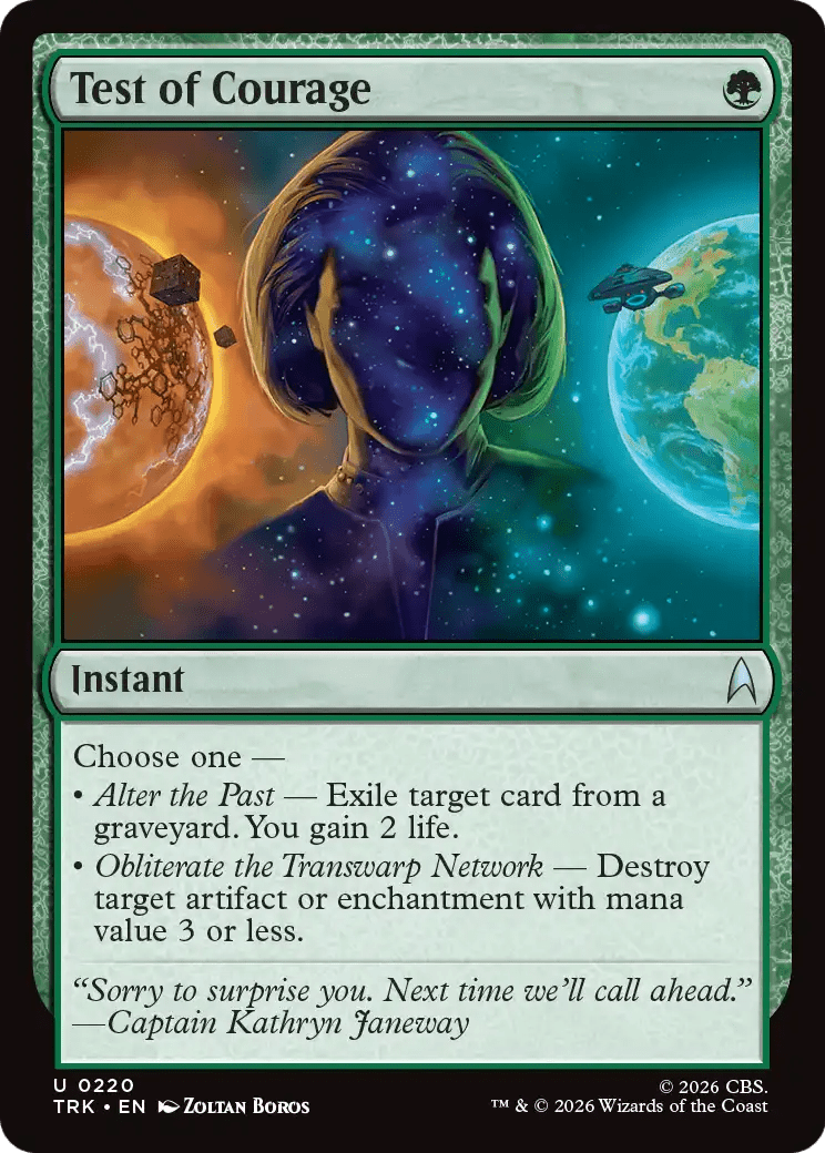 Test of Courage [Star Trek] MTG Single Magic: The Gathering  | Multizone: Comics And Games