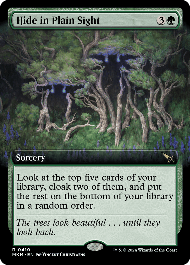 Hide in Plain Sight (Extended Art) [Murders at Karlov Manor] MTG Single Magic: The Gathering  | Multizone: Comics And Games