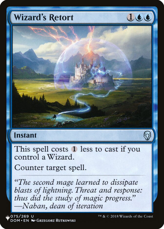 Wizard's Retort [The List] MTG Single Magic: The Gathering  | Multizone: Comics And Games