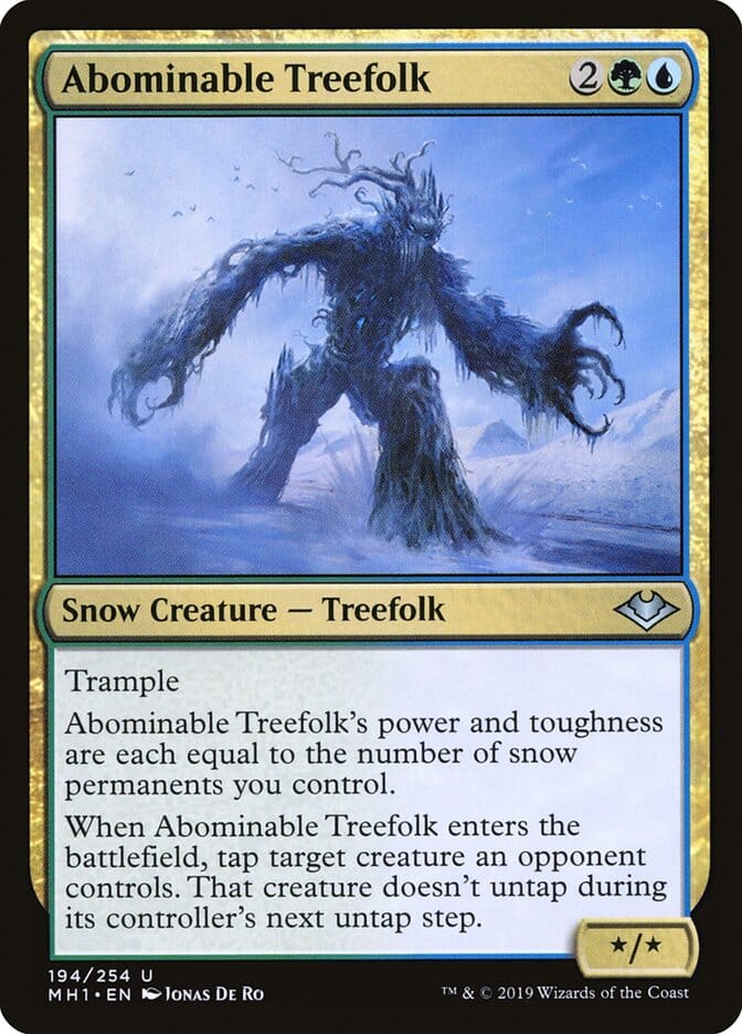 Abominable Treefolk [Modern Horizons] MTG Single Magic: The Gathering  | Multizone: Comics And Games