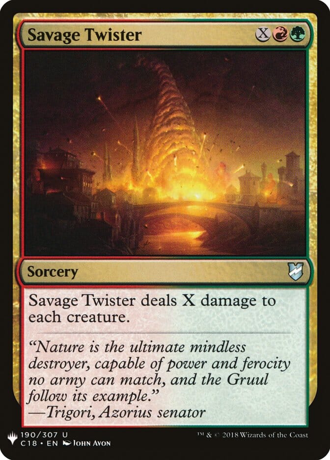 Savage Twister [Mystery Booster] MTG Single Magic: The Gathering  | Multizone: Comics And Games