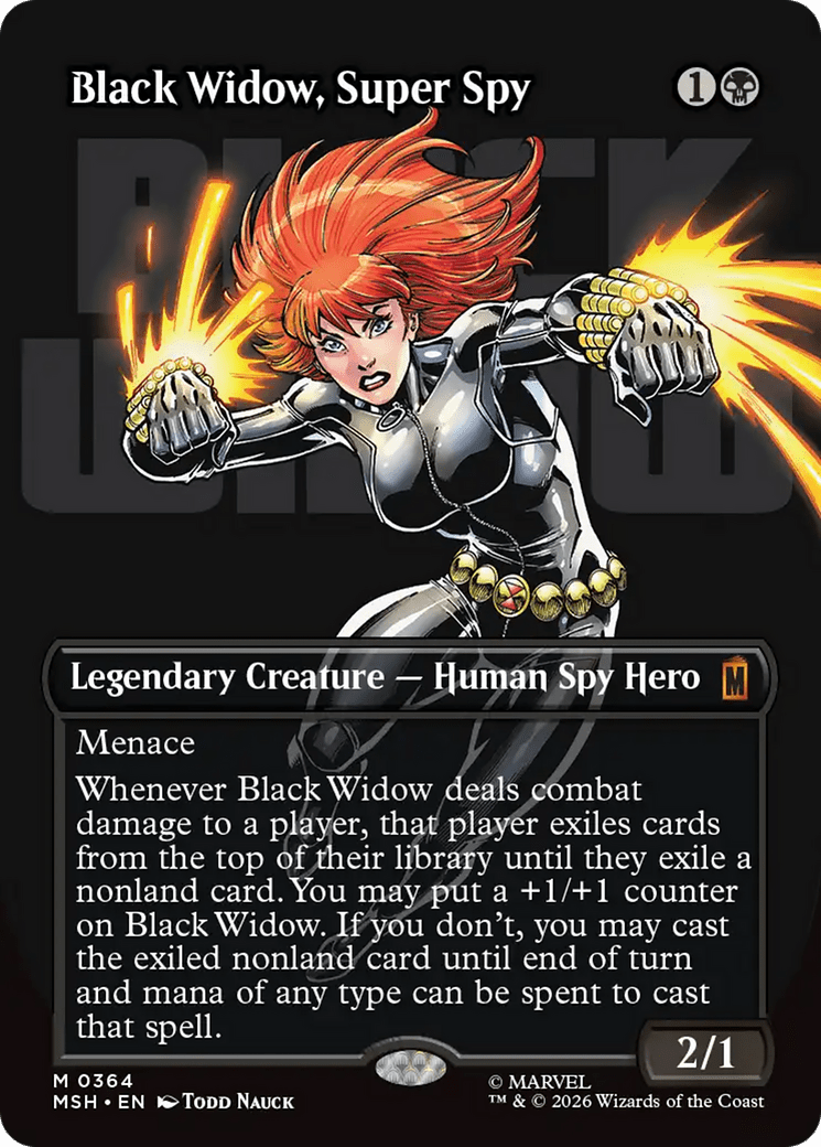 Black Widow, Super Spy (Borderless) (0364) [Marvel Super Heroes] | Multizone: Comics And Games