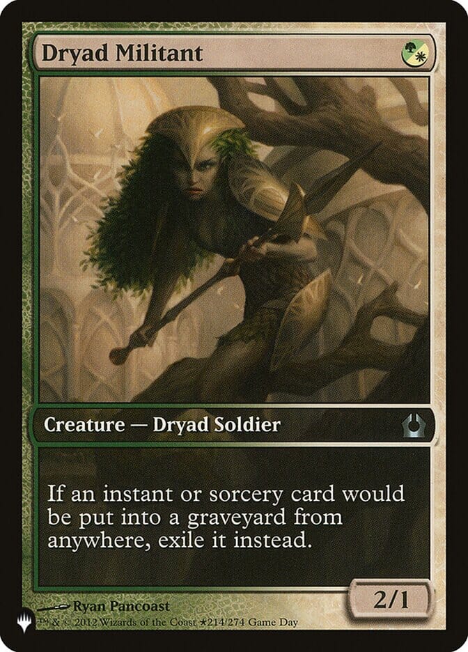 Dryad Militant [The List] MTG Single Magic: The Gathering  | Multizone: Comics And Games
