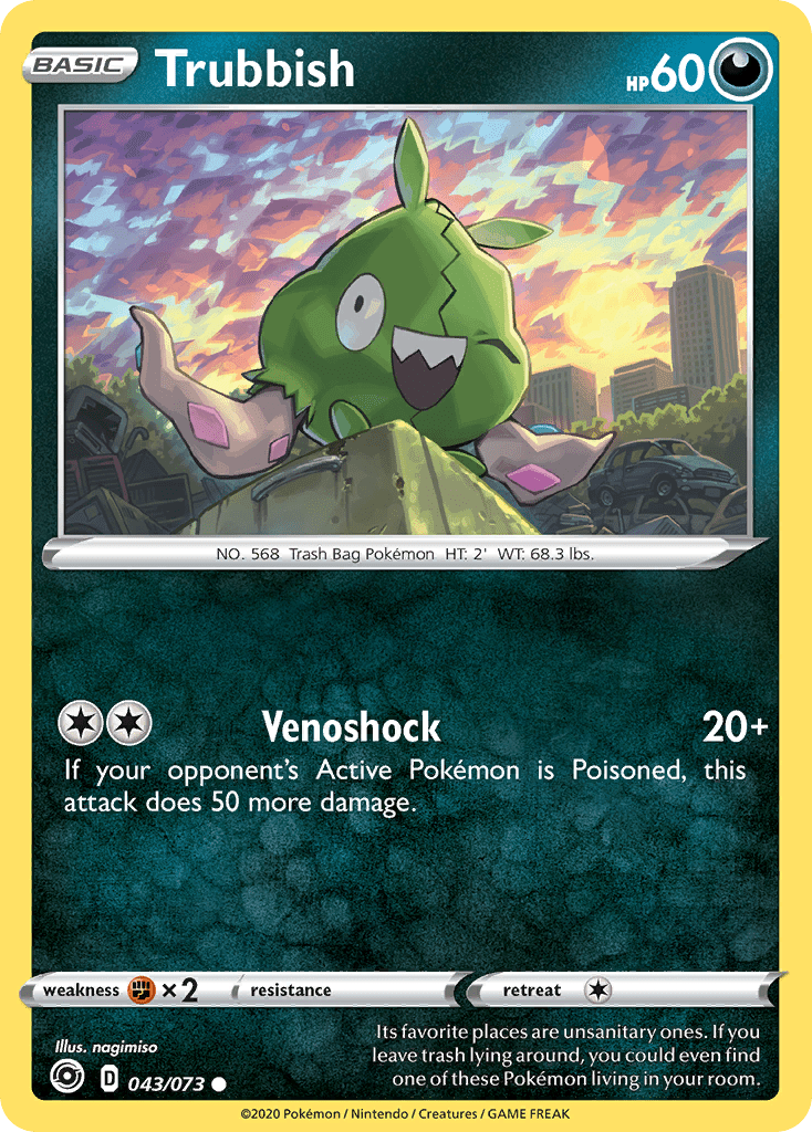 Trubbish (043/073) [Sword & Shield: Champion's Path] Pokemon Single Pokémon  | Multizone: Comics And Games
