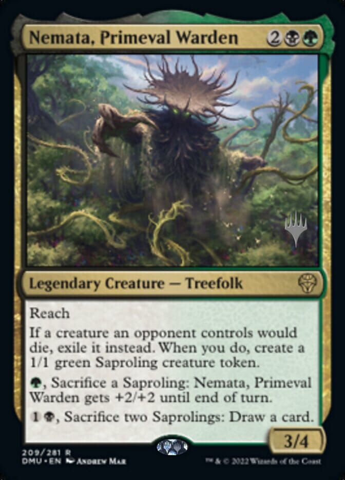 Nemata, Primeval Warden (Promo Pack) [Dominaria United Promos] MTG Single Magic: The Gathering  | Multizone: Comics And Games