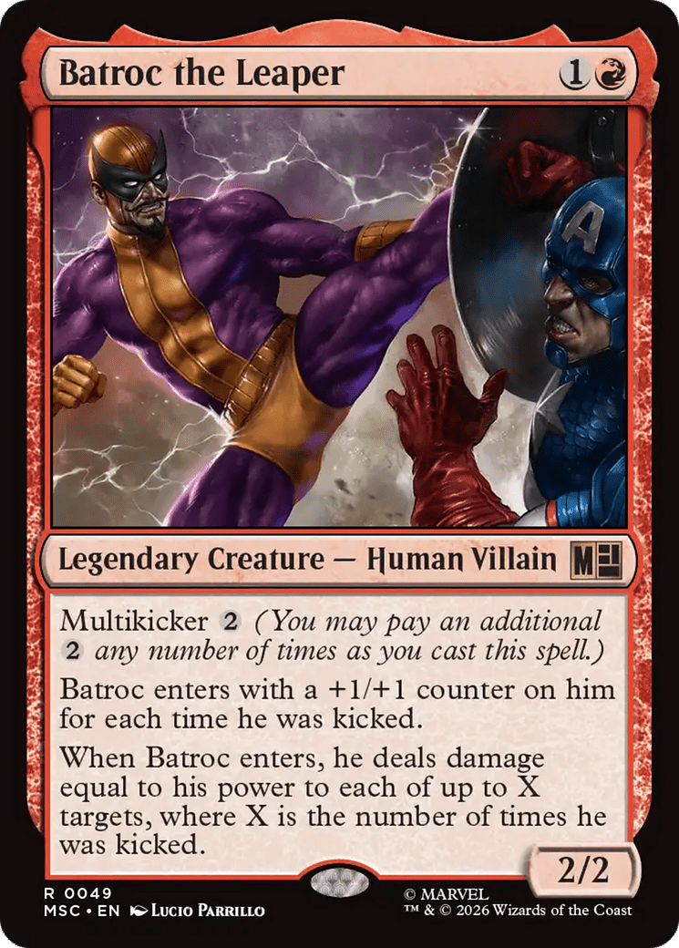 Batroc the Leaper (Surge Foil) [Marvel Super Heroes Commander] | Multizone: Comics And Games