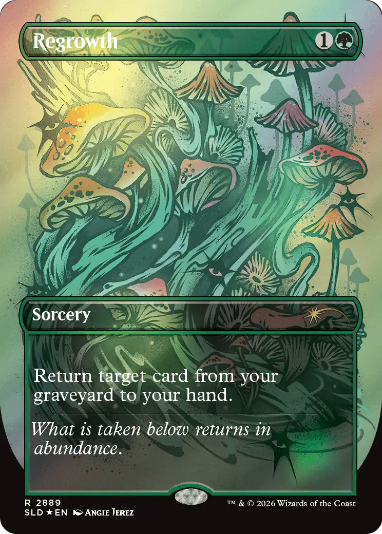 Regrowth (2889) [Secret Lair Drop Series] MTG Single Magic: The Gathering  | Multizone: Comics And Games