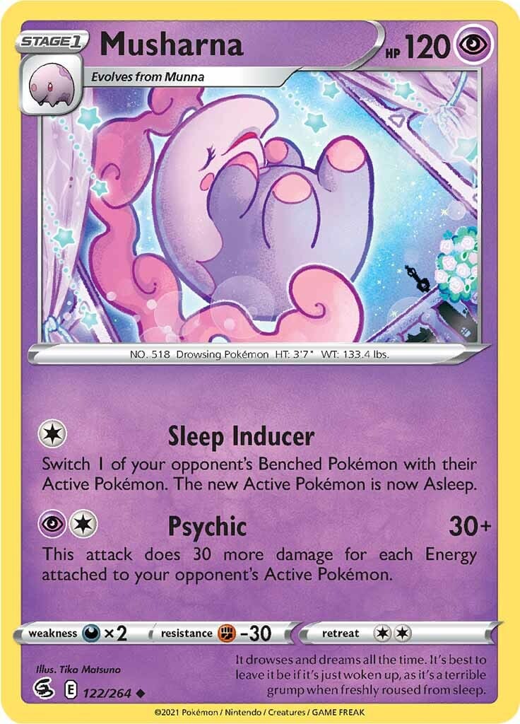 Musharna (122/264) [Sword & Shield: Fusion Strike] Pokemon Single Pokémon  | Multizone: Comics And Games