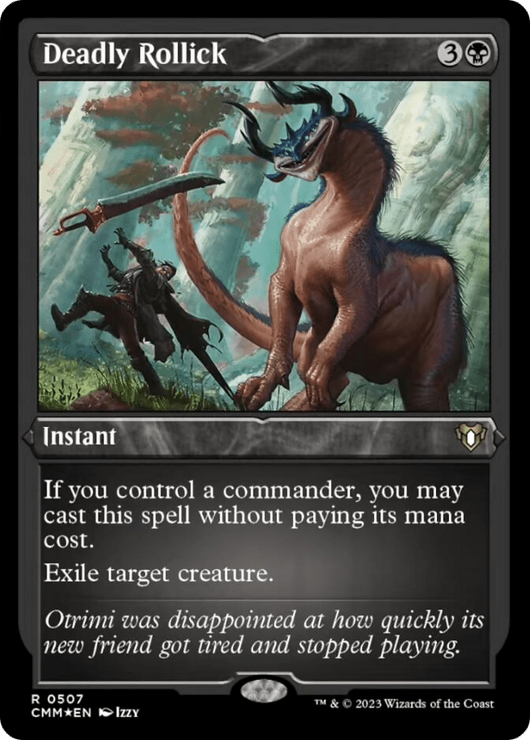 Deadly Rollick (Foil Etched) [Commander Masters] MTG Single Magic: The Gathering  | Multizone: Comics And Games