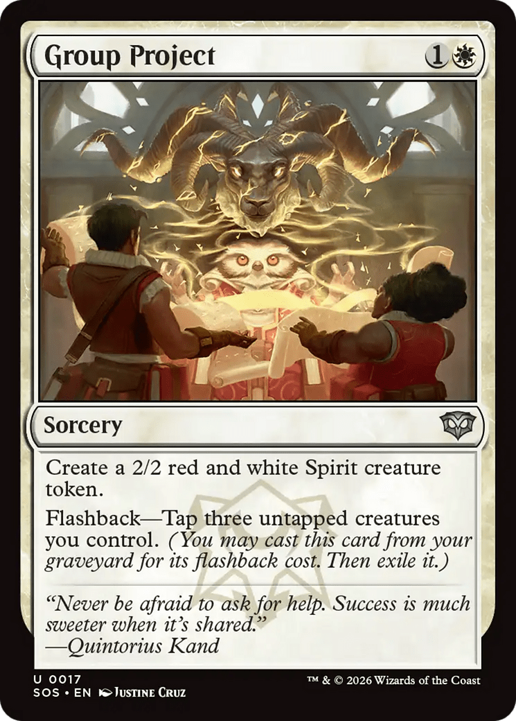 Group Project [Secrets of Strixhaven] MTG Single Magic: The Gathering  | Multizone: Comics And Games